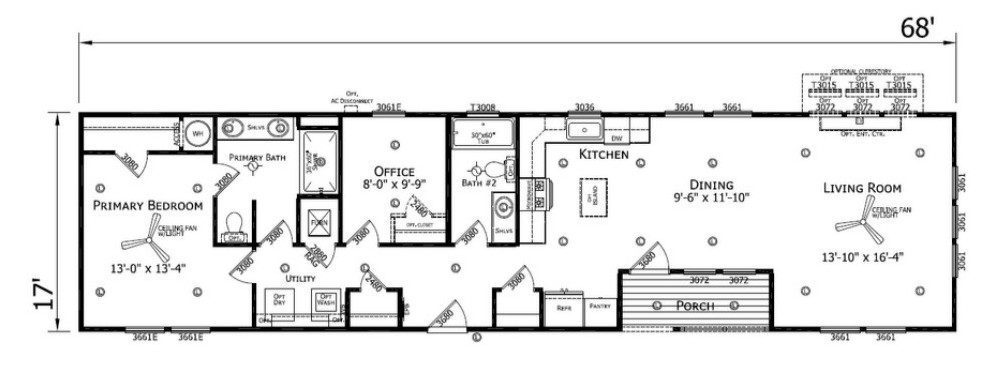 WS1868H1 Champion floor plan