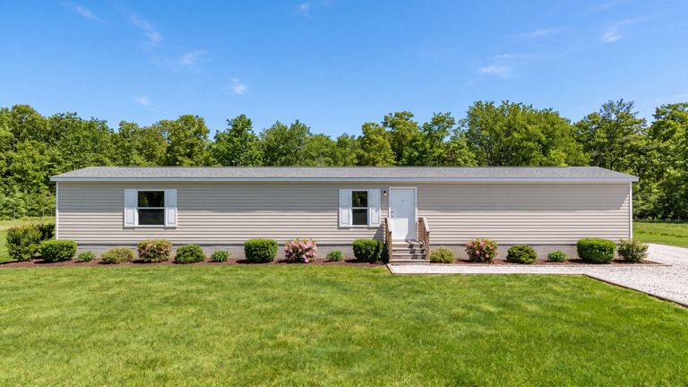 Official exterior image of the TRU Magnolia manufactured home